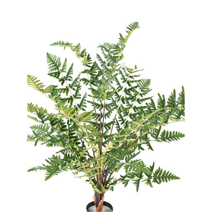 Plante artificielle Fougère des bois - décoration d'intérieur - H.100cm vert