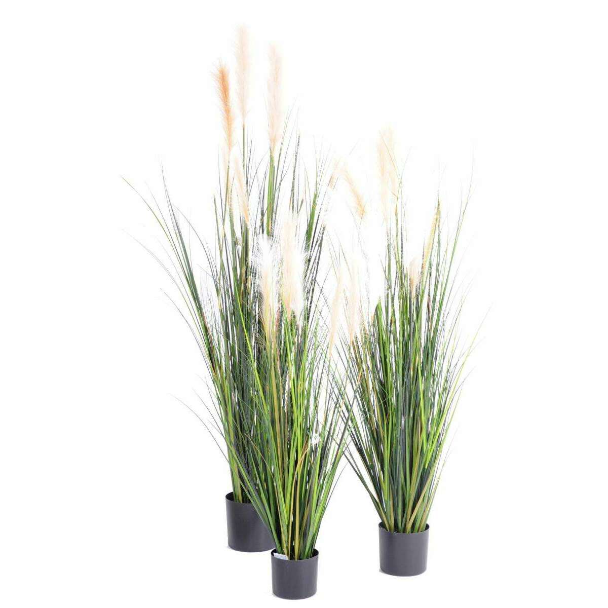 Plante artificielle Graminée Carex GF - intérieur - H. 180 cm vert