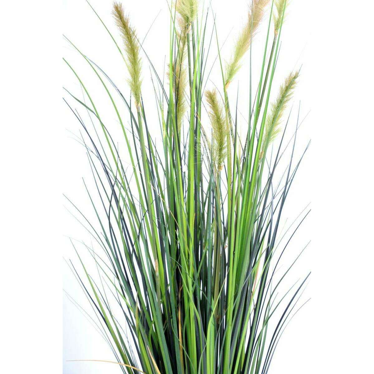 Plante artificielle Graminée Vulpin des champs Foxtail en pot - intérieur - H.120cm