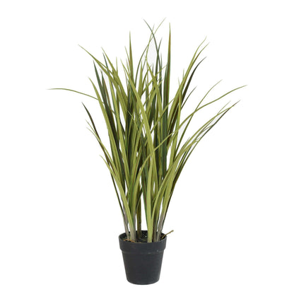 Plante artificielle Herbe en pot - intérieur extérieur - H.75cm