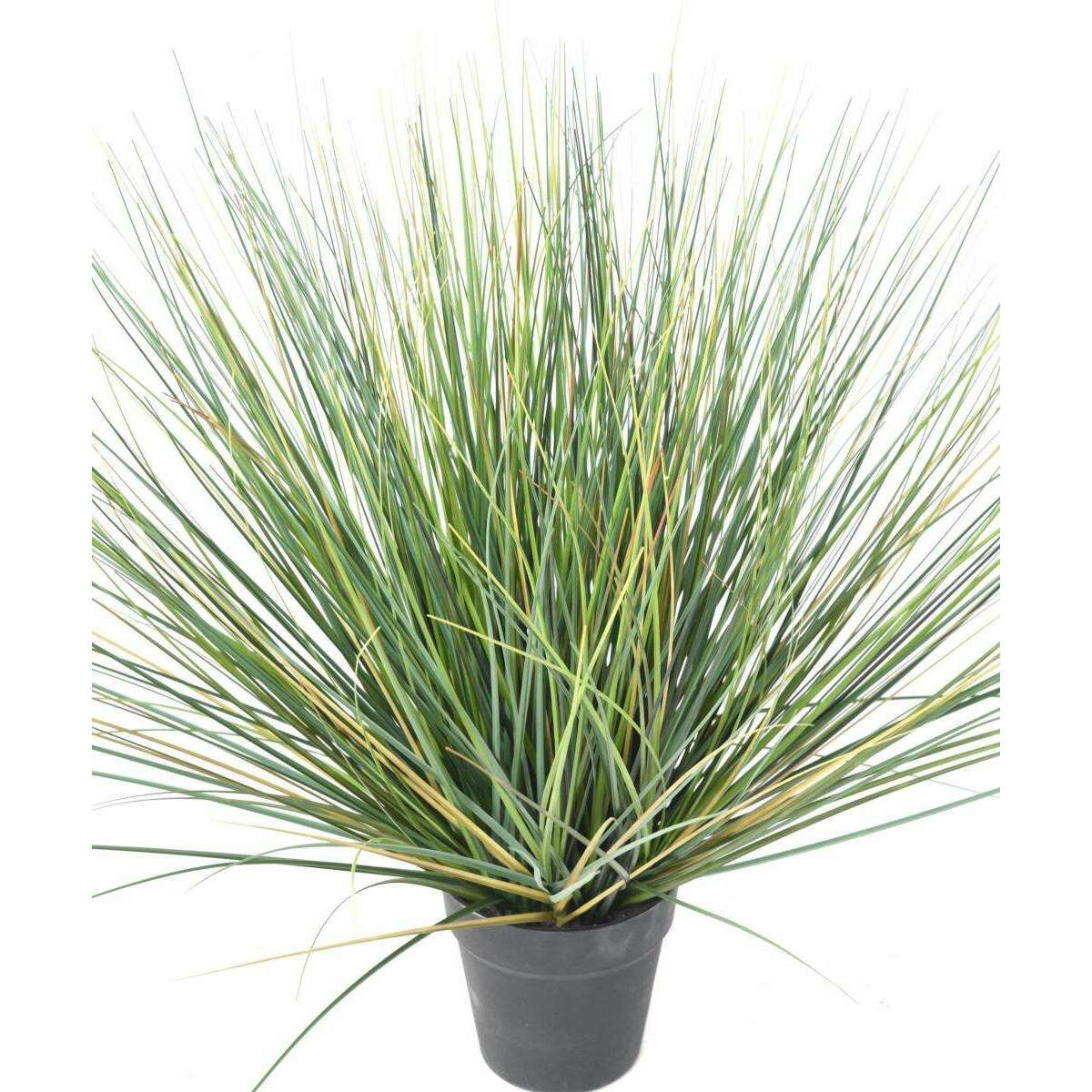 Plante artificielle Herbe New Round en pot - intérieur - H.60cm vert