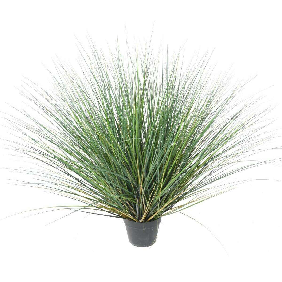 Plante artificielle Herbe New Round en pot - intérieur - H.95cm vert