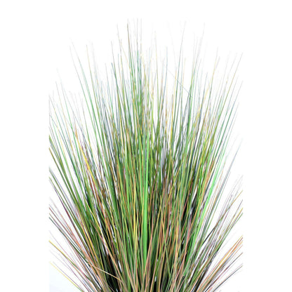 Plante artificielle Herbe Onion Grass GF - décoration d'intérieur - H.90cm vert jaune