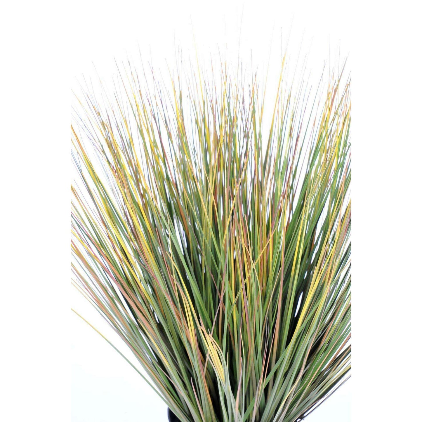 Plante artificielle Herbe Onion Grass Round - intérieur - H.75cm vert jaune