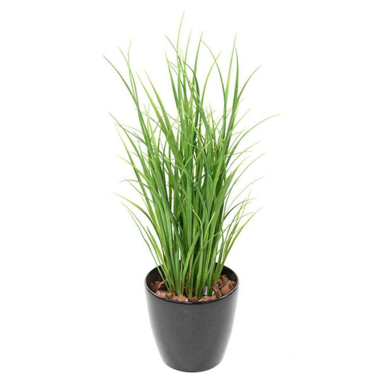 Plante artificielle Lemon Grass en pot - graminée pour intérieur - H.90cm