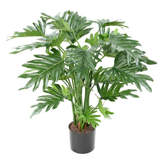 Plante artificielle Philodendron Selloum - plante d'intérieur - H.63cm vert