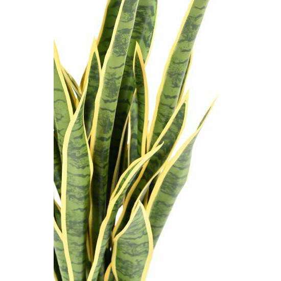 Plante artificielle Sansevieria 24 feuilles - décoration d'intérieur - H.85cm panaché