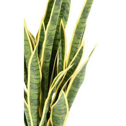 Plante artificielle Sansevieria 24 feuilles - décoration d'intérieur - H.85cm panaché