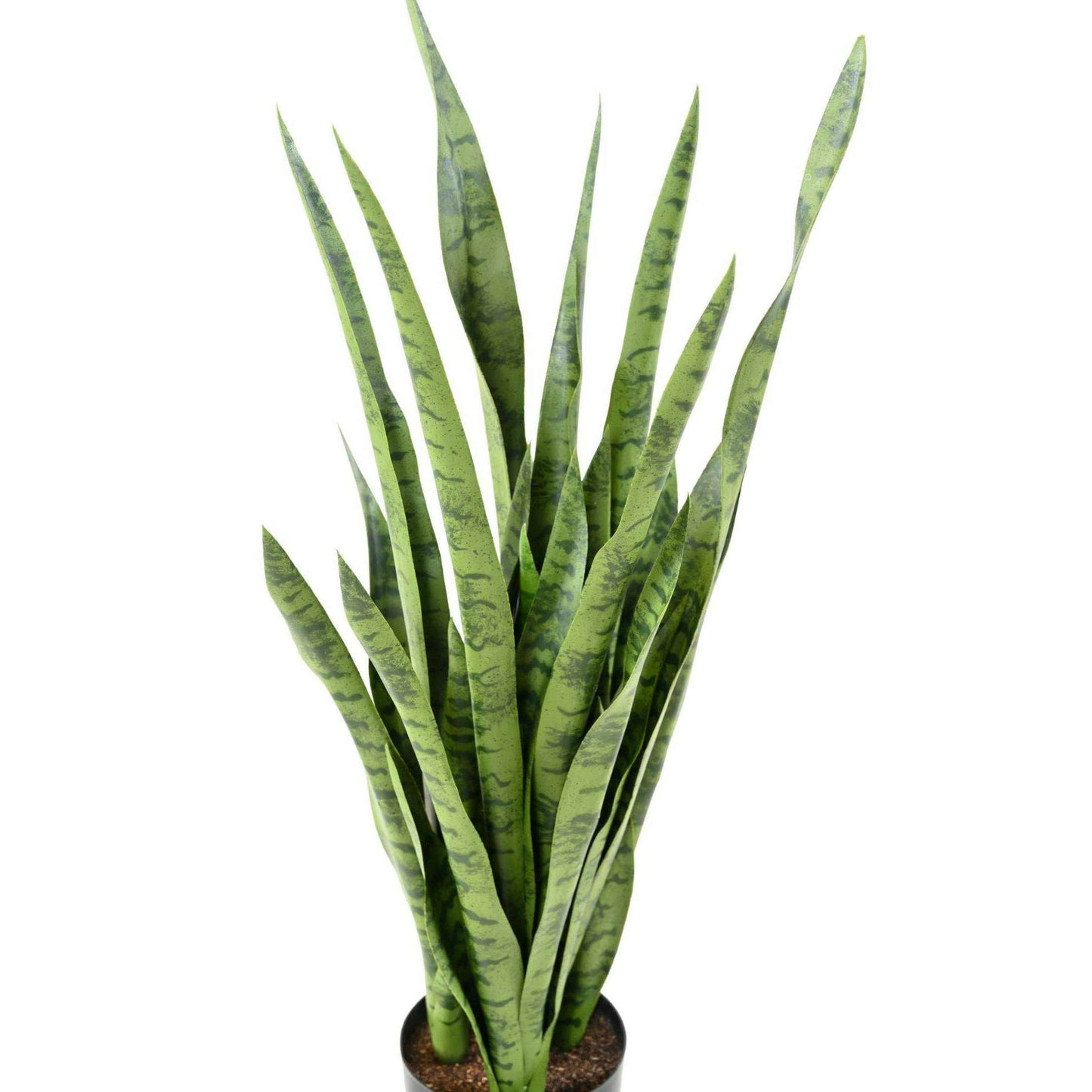 Plante artificielle Sansevieria 24 feuilles - décoration d'intérieur - H.85cm vert