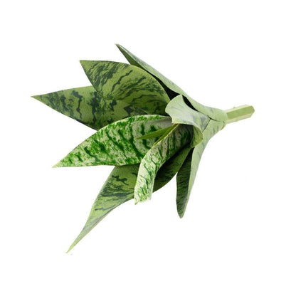 Plante artificielle Sansevieria piquet - succulente pour intérieur - H.35cm vert clair