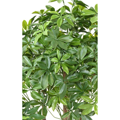 Plante artificielle Schefflera buisson plastique UV - intérieur extérieur - H.110cm