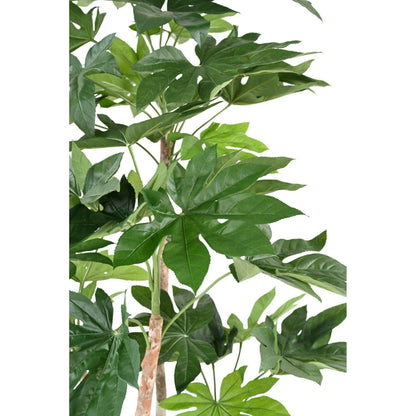 Plante artificielle tropicale Fatsia Japonica - décoration d'intérieur - H.180cm