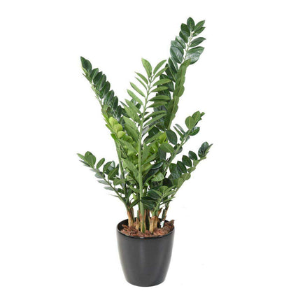 Plante artificielle verte Zamioculcas - décoration pour intérieur - H.110cm