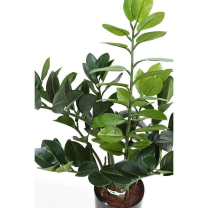 Plante artificielle verte Zamioculcas - décoration pour intérieur - H.60cm