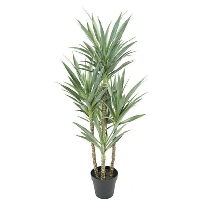 Plante artificielle Yucca Rapier 5 tiges - décoration pour intérieur - H.150cm