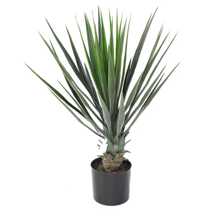 Plante artificielle Yucca Rostrata - intérieur extérieur - H.60cm vert