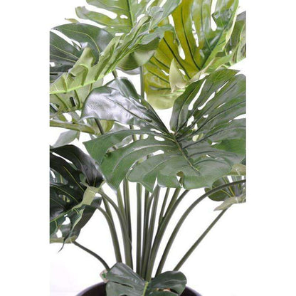 Plante verte artificielle Philo Géant 18 feuilles - plante d'intérieur -H.110cm vert