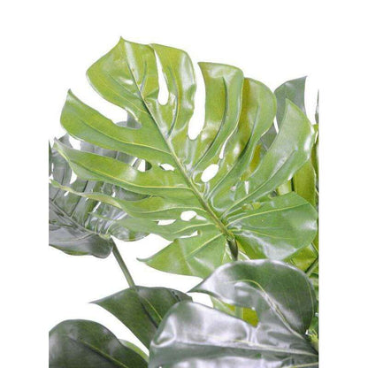 Plante verte artificielle Philo Géant 18 feuilles - plante d'intérieur -H.110cm vert