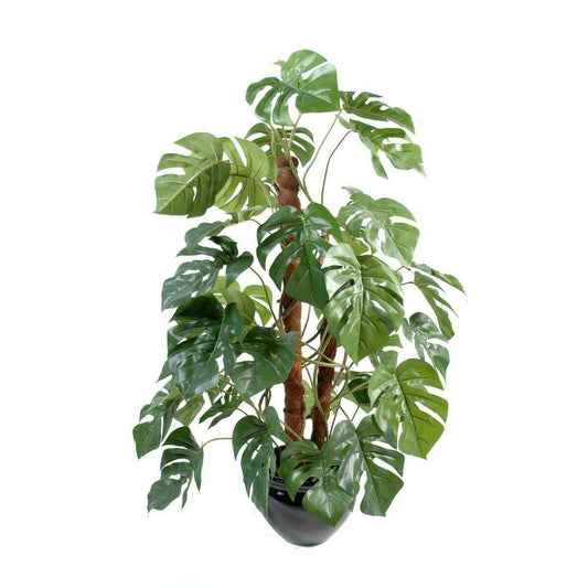 Plante verte artificielle Philodendron tuteur coco - plante d'intérieur - H.100cm