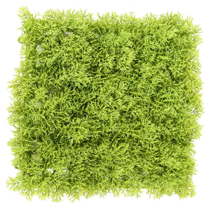 Plaque Mousse artificielle - mur végétal pour intérieur - 24x24cm vert clair