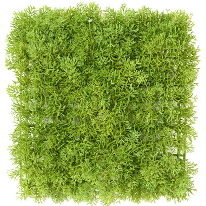 Plaque Mousse artificielle - mur végétal pour intérieur - 24x24cm vert