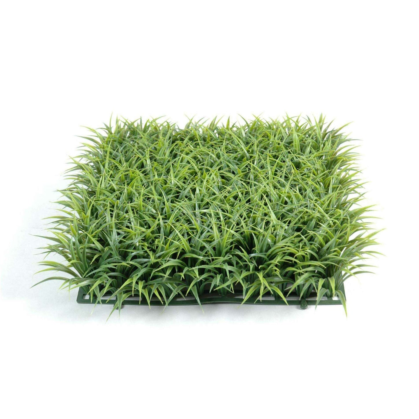 Plaque végétale artificielle Herbe - décoration extérieur - 30x30cm vert