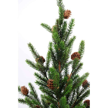 Sapin de noël arbuste artificiel Angel - plante synthétique intérieur - H. 60cm