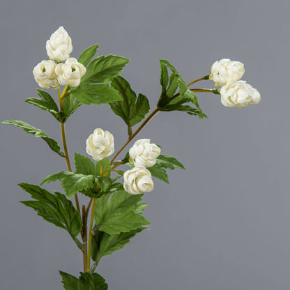 Tige artificielle Houblon – composition florale - H.78cm crème